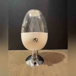 Brookstone Silver and Cream Candy Dispenser Touchless Motion Activated Battery